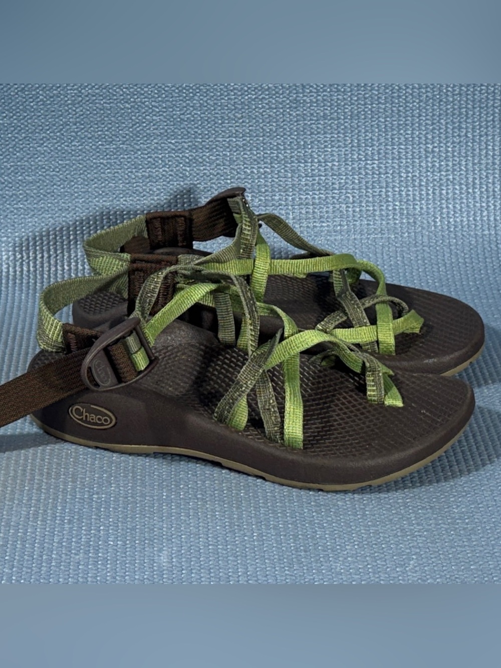 Chaco Yampa Women’s Green Vibram Strappy Sandals Size 5